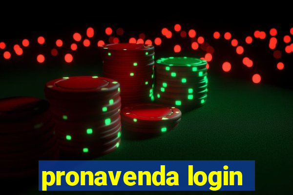 pronavenda login